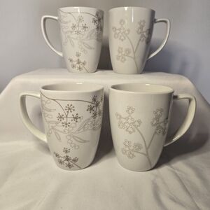 Corelle Coordinates Shadow Dance Set Of 4 Great Condition!